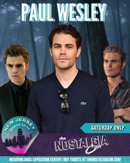 Paul Wesley — The Vampire Diaries — Saturday only